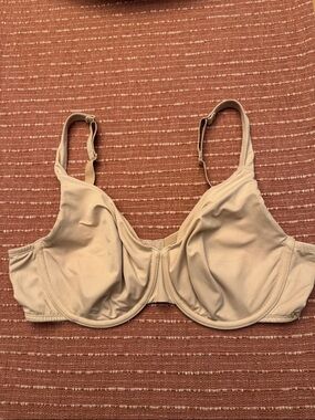 Cacique Beige Full-Coverage Underwire Bra